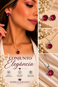 Conjunto Elegância Rubi