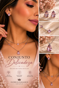 Conjunto Delicadeza Rosa