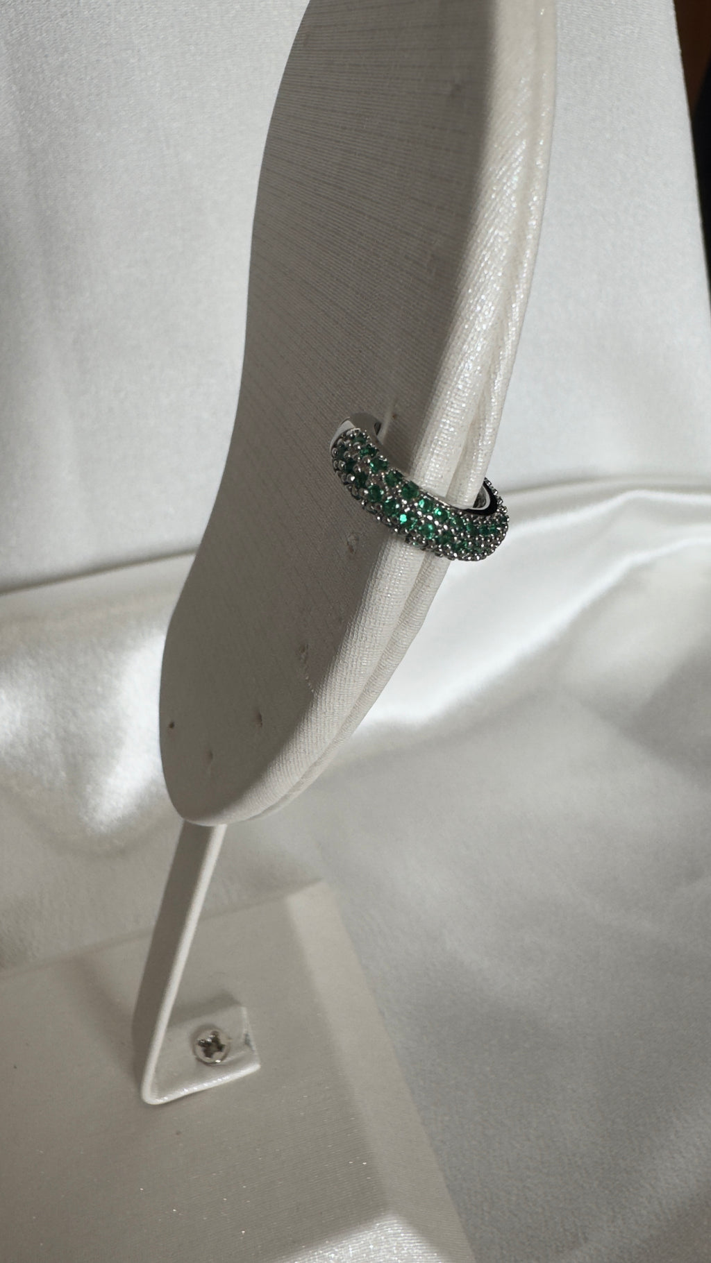 Piercing Fake Cravejado Verde