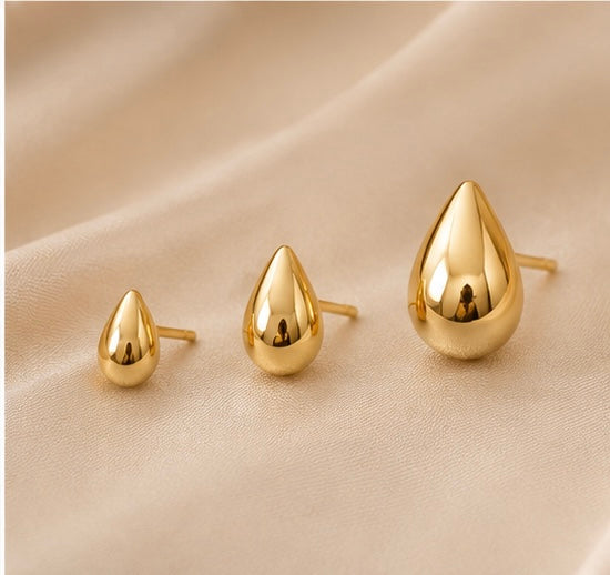 Trio brincos Gotas