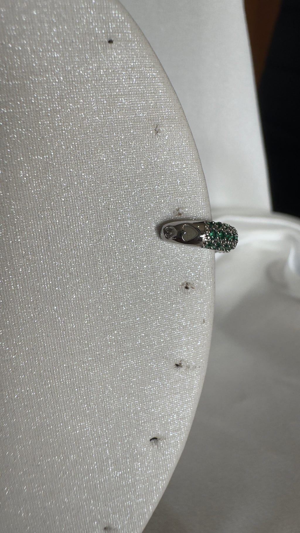Piercing Fake Cravejado Verde
