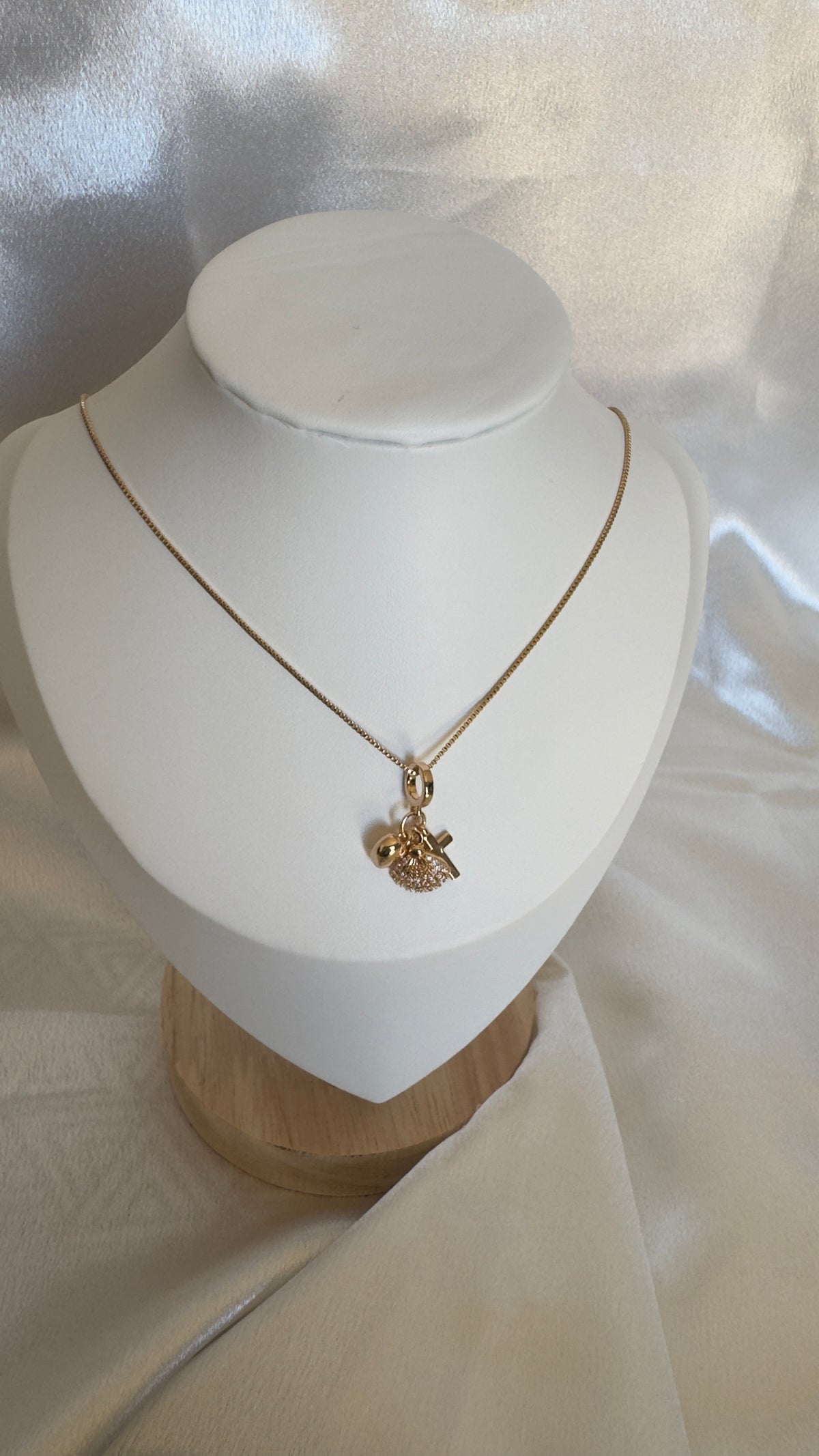 Conjunto Charme no Ródio e no ouro
