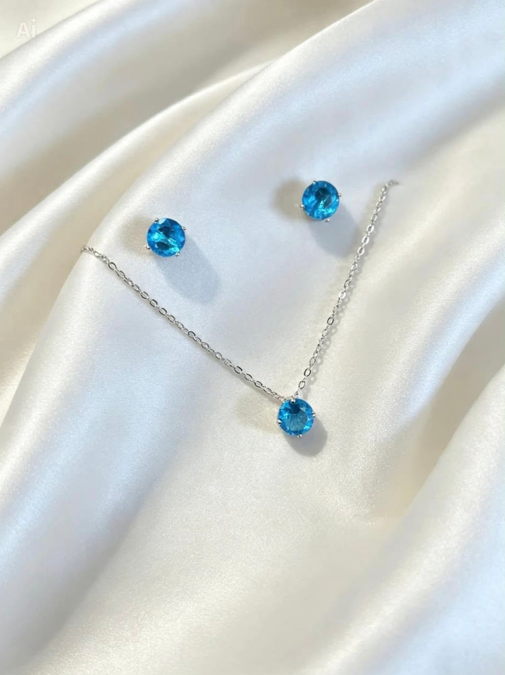 Conjunto Elegância Azul