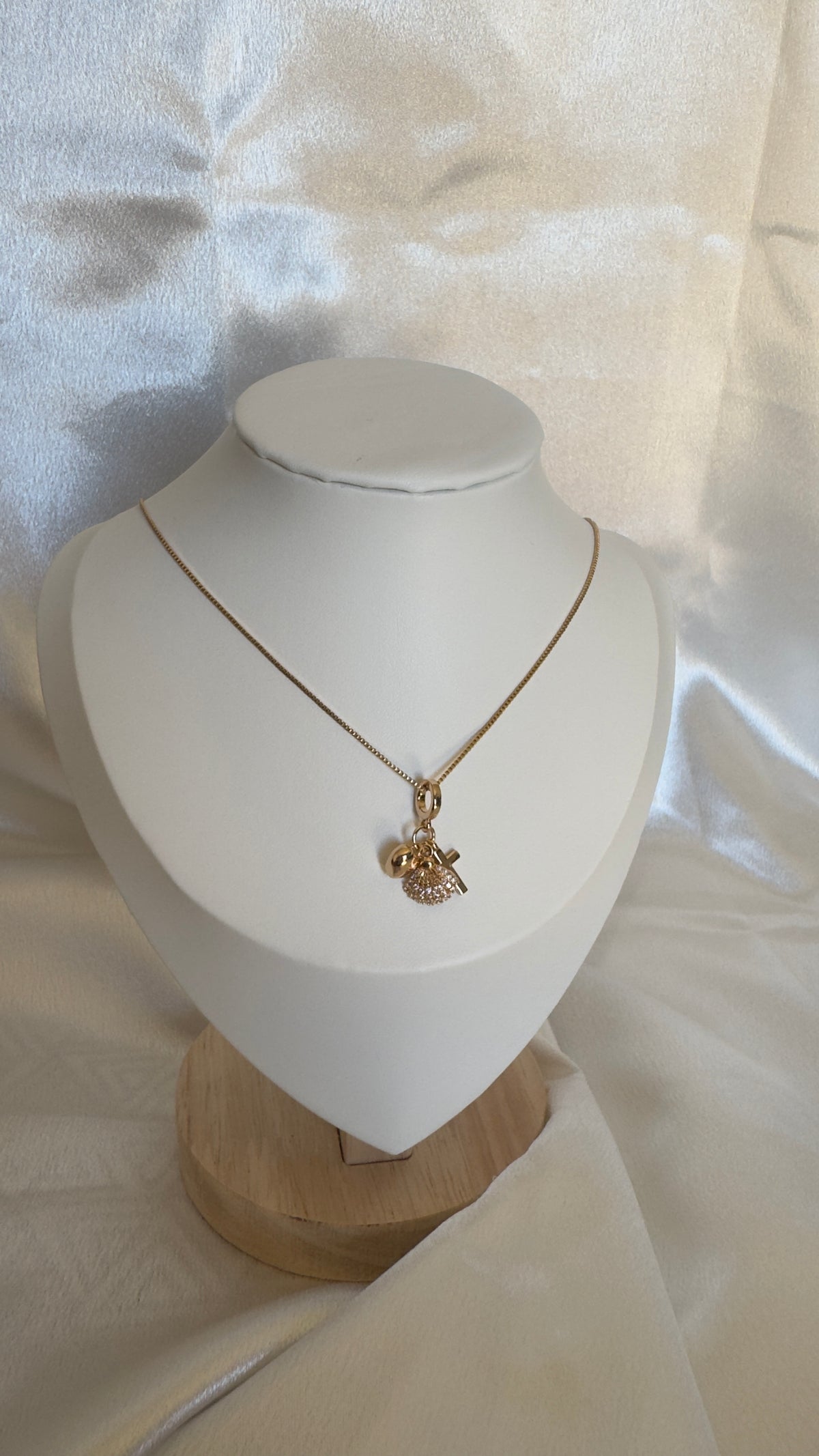 Conjunto Charme no Ródio e no ouro