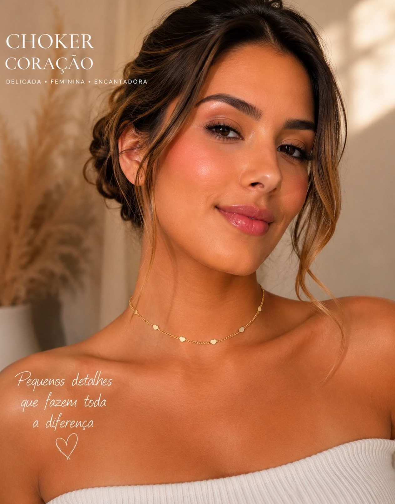 Choker Coração