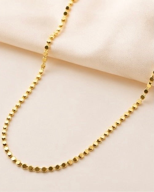 Choker bolinhas amassadas