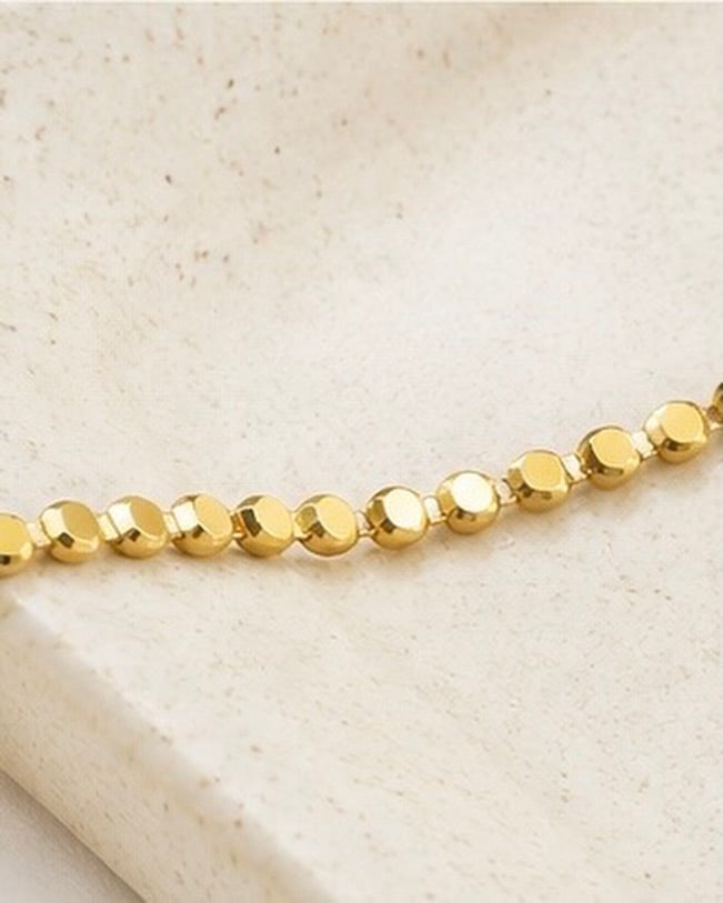 Choker bolinhas amassadas